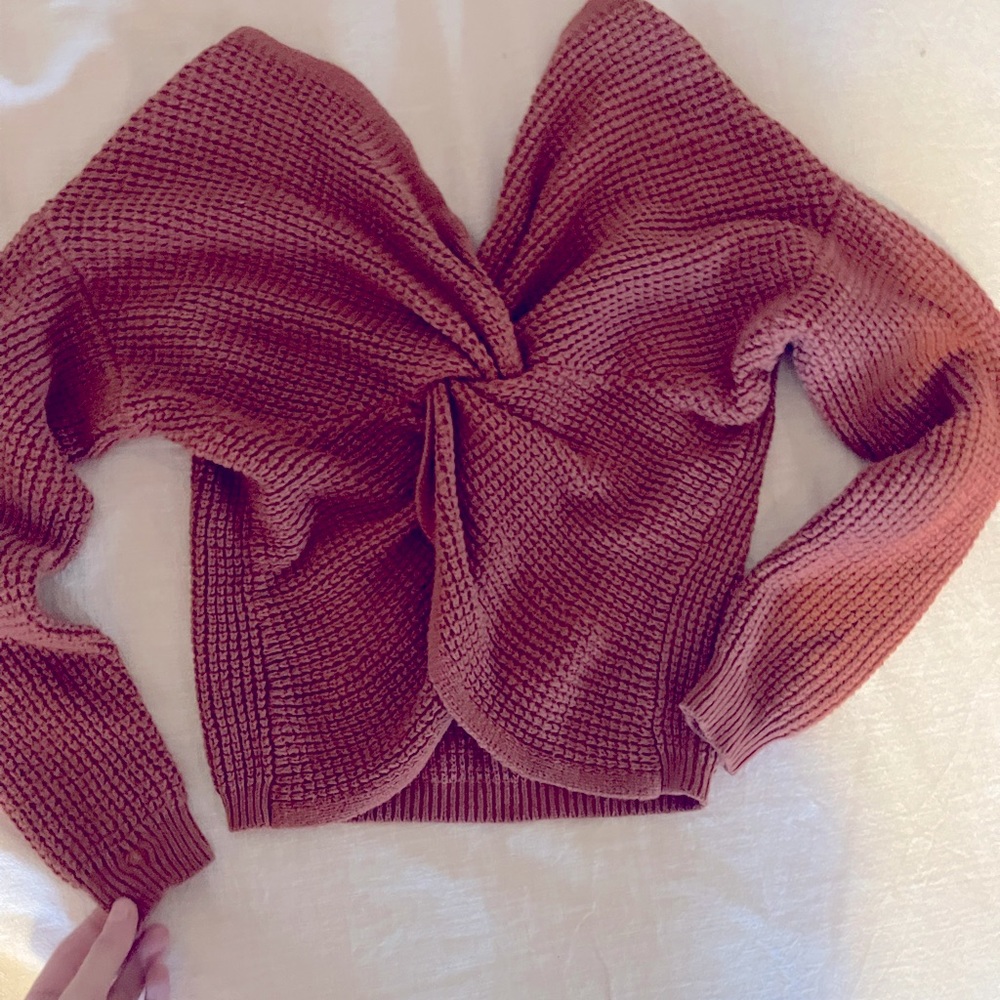 Brown sweater